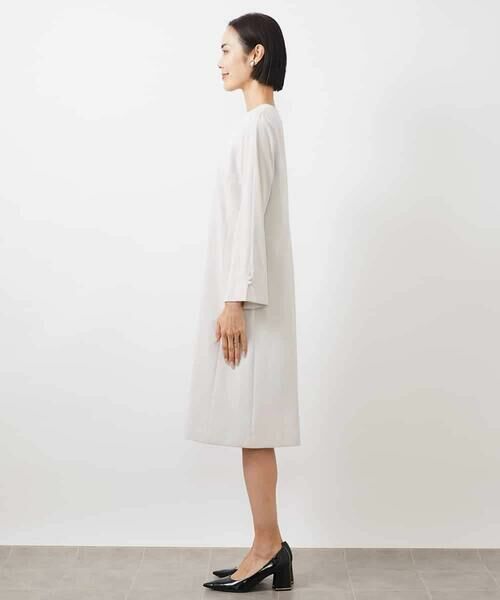 MICHEL KLEIN / ミッシェルクラン ロング・マキシ丈ワンピース | 袖口パールワンピース | 詳細10