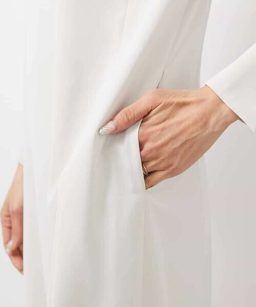 MICHEL KLEIN / ミッシェルクラン ロング・マキシ丈ワンピース | 袖口パールワンピース | 詳細15