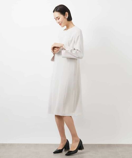 MICHEL KLEIN / ミッシェルクラン ロング・マキシ丈ワンピース | 袖口パールワンピース | 詳細2