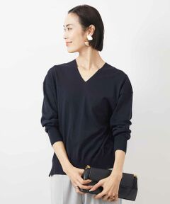 MICHEL KLEIN / ミッシェルクラン ニット・セーター | Vネックニットプルオーバー