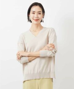 MICHEL KLEIN / ミッシェルクラン ニット・セーター | Vネックニットプルオーバー