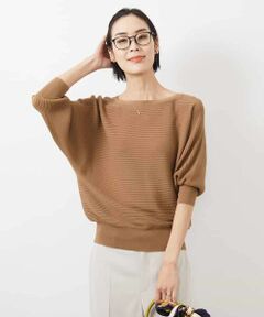 MICHEL KLEIN / ミッシェルクラン ニット・セーター | ホールガーメント(R)ドルマンスリーブニット（7分袖）