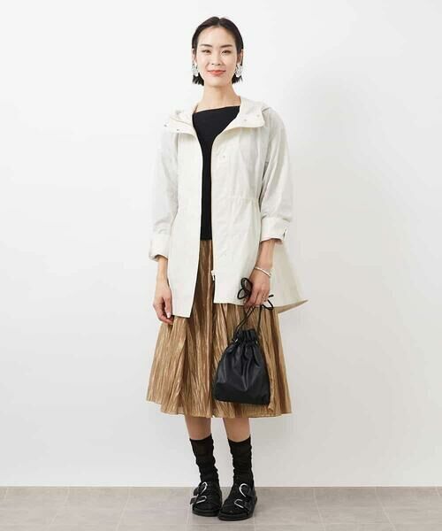 MICHEL KLEIN / ミッシェルクラン ロング・マキシ丈スカート | メタリックプリーツスカート | 詳細14