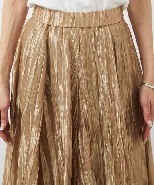 MICHEL KLEIN / ミッシェルクラン ロング・マキシ丈スカート | メタリックプリーツスカート | 詳細27