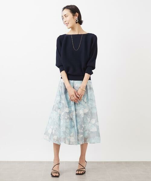 MICHEL KLEIN / ミッシェルクラン ロング・マキシ丈スカート | ［オリジナルプリント］ピオーニープリントスカート | 詳細14