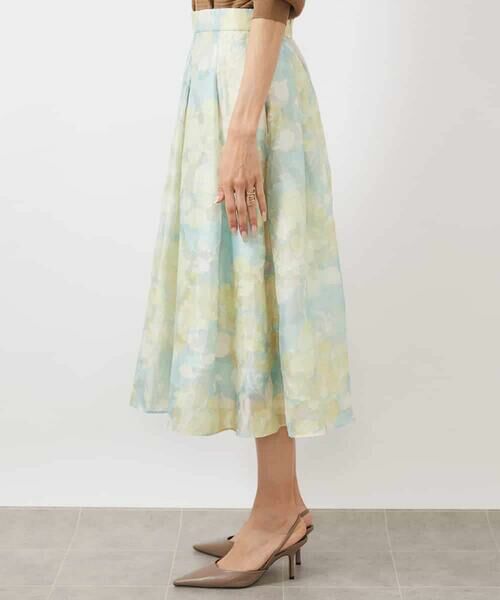 MICHEL KLEIN / ミッシェルクラン ロング・マキシ丈スカート | ［オリジナルプリント］ピオーニープリントスカート | 詳細17