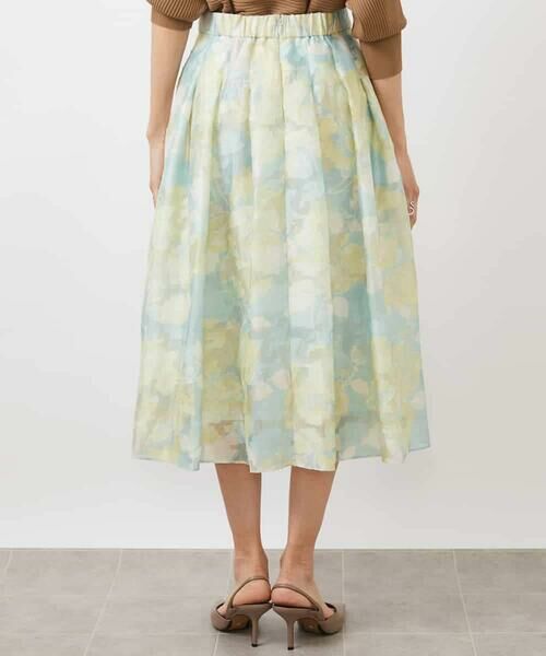 MICHEL KLEIN / ミッシェルクラン ロング・マキシ丈スカート | ［オリジナルプリント］ピオーニープリントスカート | 詳細18