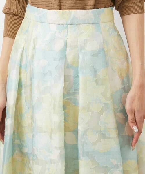 MICHEL KLEIN / ミッシェルクラン ロング・マキシ丈スカート | ［オリジナルプリント］ピオーニープリントスカート | 詳細21