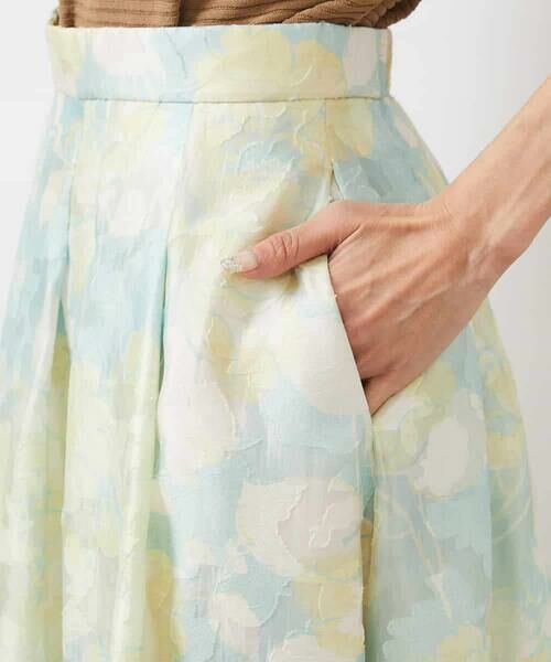 MICHEL KLEIN / ミッシェルクラン ロング・マキシ丈スカート | ［オリジナルプリント］ピオーニープリントスカート | 詳細22