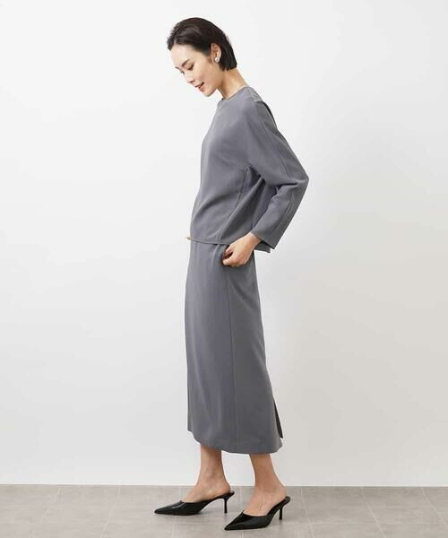 MICHEL KLEIN / ミッシェルクラン ロング・マキシ丈スカート | ［セットアップ対応］ペンシルスカート | 詳細4