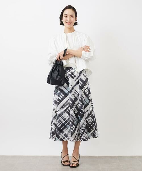 MICHEL KLEIN / ミッシェルクラン その他アウター | ［セットアップ対応］クラッシュレザーライクノーカラーブルゾン | 詳細10