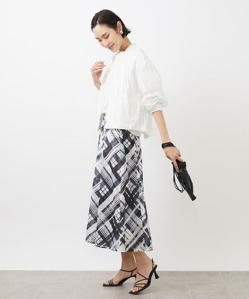 MICHEL KLEIN / ミッシェルクラン その他アウター | ［セットアップ対応］クラッシュレザーライクノーカラーブルゾン | 詳細11