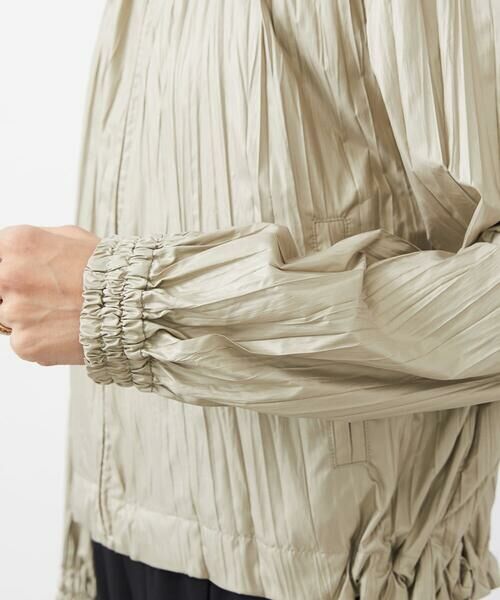 MICHEL KLEIN / ミッシェルクラン その他アウター | ［セットアップ対応］クラッシュレザーライクノーカラーブルゾン | 詳細27