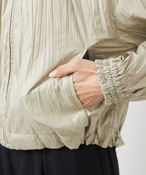 MICHEL KLEIN / ミッシェルクラン その他アウター | ［セットアップ対応］クラッシュレザーライクノーカラーブルゾン | 詳細28