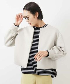 MICHEL KLEIN / ミッシェルクラン カーディガン・ボレロ | 2WAYジップカーデプルオーバー