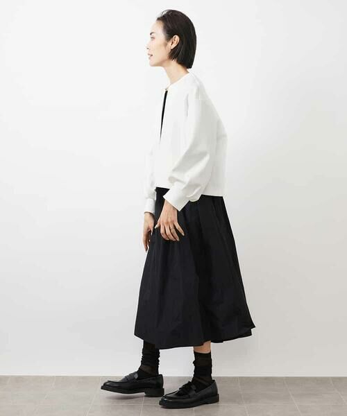 MICHEL KLEIN / ミッシェルクラン カーディガン・ボレロ | 2WAYジップカーデプルオーバー | 詳細13