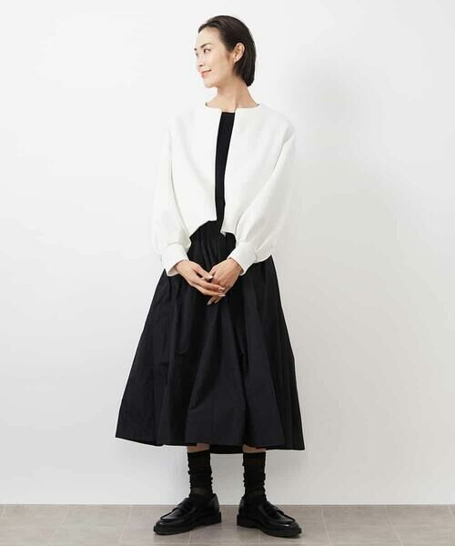 MICHEL KLEIN / ミッシェルクラン カーディガン・ボレロ | 2WAYジップカーデプルオーバー | 詳細14