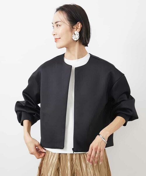 MICHEL KLEIN / ミッシェルクラン カーディガン・ボレロ | 2WAYジップカーデプルオーバー | 詳細16