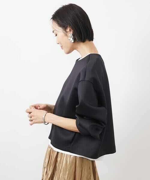 MICHEL KLEIN / ミッシェルクラン カーディガン・ボレロ | 2WAYジップカーデプルオーバー | 詳細17