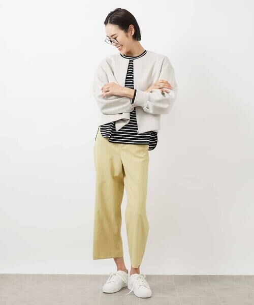 MICHEL KLEIN / ミッシェルクラン カーディガン・ボレロ | 2WAYジップカーデプルオーバー | 詳細4