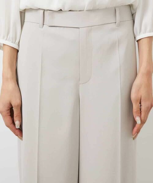 MICHEL KLEIN / ミッシェルクラン その他パンツ | ［セットアップ対応/洗える］ツイルワイドパンツ(多機能素材) | 詳細26