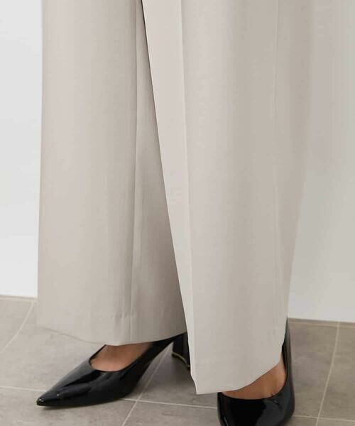 MICHEL KLEIN / ミッシェルクラン その他パンツ | ［セットアップ対応/洗える］ツイルワイドパンツ(多機能素材) | 詳細29