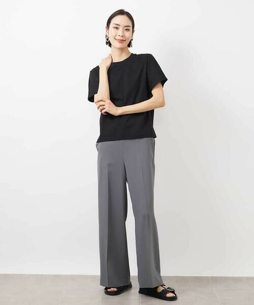 MICHEL KLEIN / ミッシェルクラン その他パンツ | ［セットアップ対応］ワイドパンツ | 詳細12