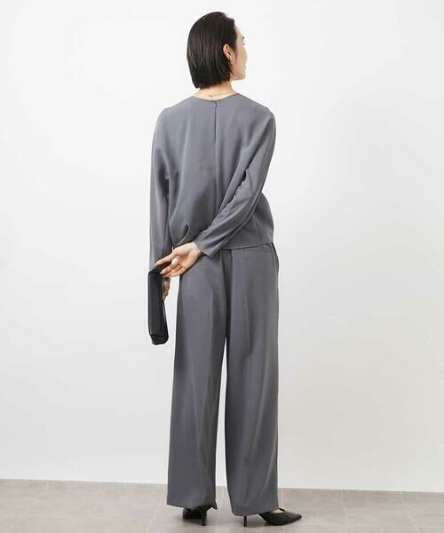 MICHEL KLEIN / ミッシェルクラン その他パンツ | ［セットアップ対応］ワイドパンツ | 詳細7