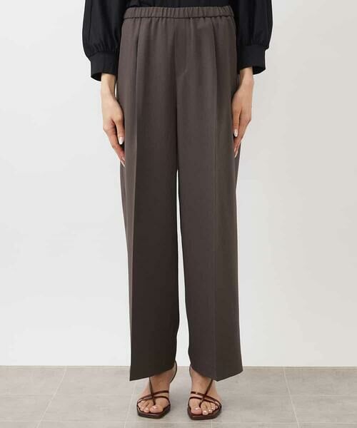 MICHEL KLEIN / ミッシェルクラン チノ・ワークパンツ | ストレッチツイルワイドパンツ | 詳細25