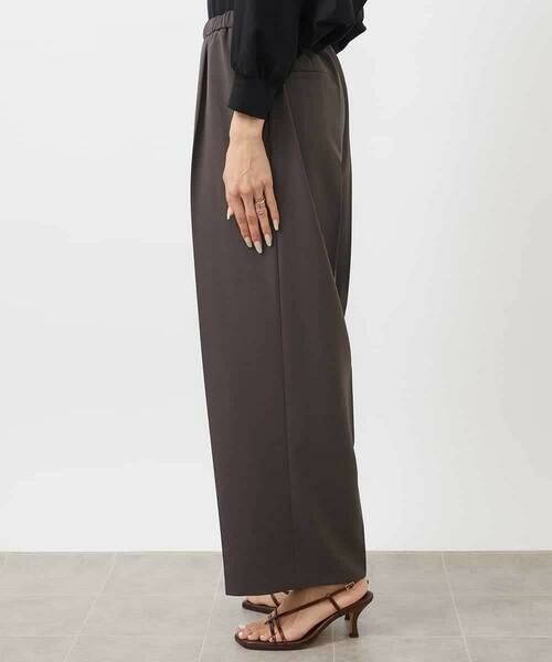 MICHEL KLEIN / ミッシェルクラン チノ・ワークパンツ | ストレッチツイルワイドパンツ | 詳細26