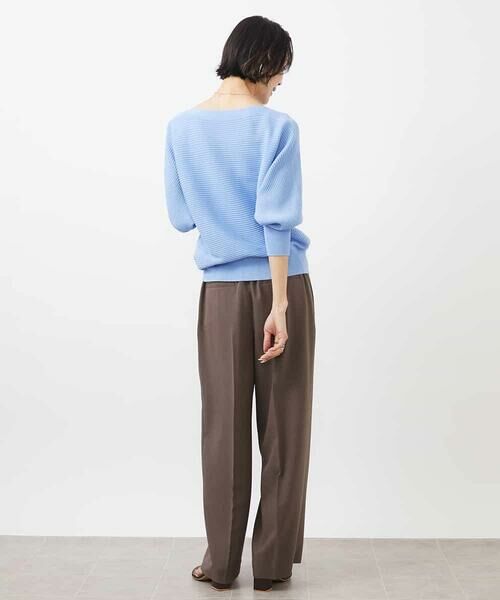 MICHEL KLEIN / ミッシェルクラン チノ・ワークパンツ | ストレッチツイルワイドパンツ | 詳細8