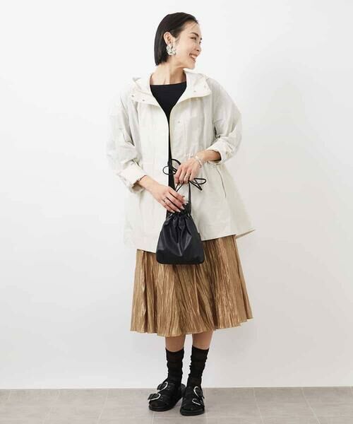 MICHEL KLEIN / ミッシェルクラン その他アウター | フード付きオーバーサイズコート | 詳細5