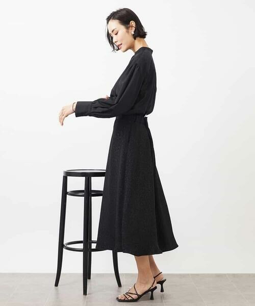 MICHEL KLEIN / ミッシェルクラン シャツ・ブラウス | シアーボリュームスリーブブラウス | 詳細18