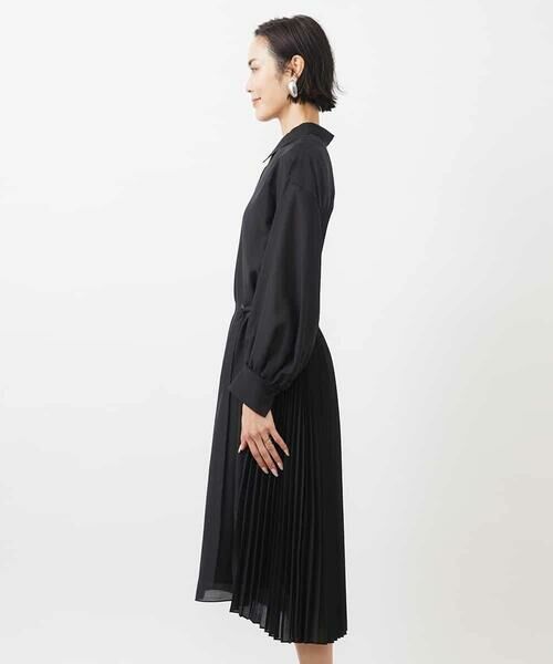 MICHEL KLEIN / ミッシェルクラン ロング・マキシ丈ワンピース | バックプリーツ3WAYワンピース | 詳細10