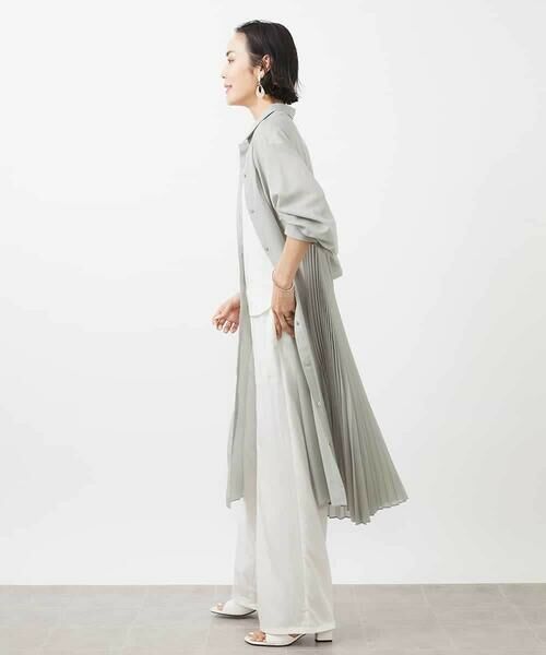 MICHEL KLEIN / ミッシェルクラン ロング・マキシ丈ワンピース | バックプリーツ3WAYワンピース | 詳細7