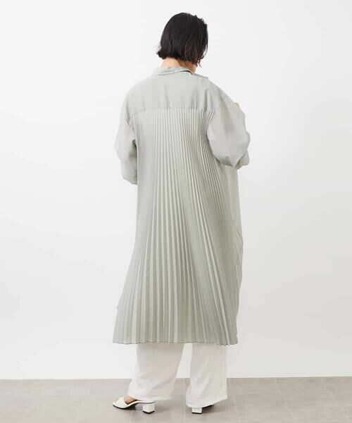 MICHEL KLEIN / ミッシェルクラン ロング・マキシ丈ワンピース | バックプリーツ3WAYワンピース | 詳細8