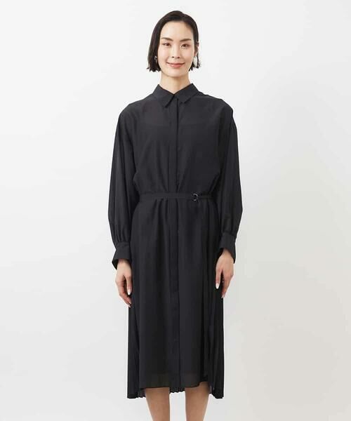 MICHEL KLEIN / ミッシェルクラン ロング・マキシ丈ワンピース | バックプリーツ3WAYワンピース | 詳細9