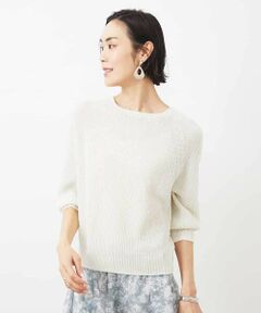 MICHEL KLEIN / ミッシェルクラン ニット・セーター | ホールガーメント(R)ドライタッチラメニット