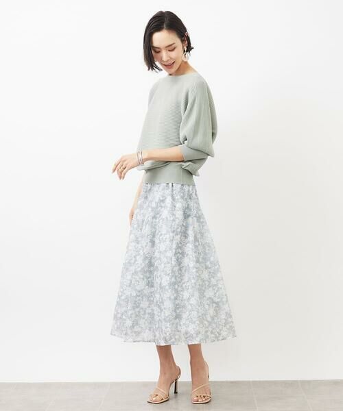 MICHEL KLEIN / ミッシェルクラン ニット・セーター | [WEB限定カラー]ホールガーメント(R)ドルマンスリーブニット(7分袖) | 詳細11