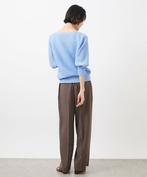 MICHEL KLEIN / ミッシェルクラン ニット・セーター | [WEB限定カラー]ホールガーメント(R)ドルマンスリーブニット(7分袖) | 詳細17