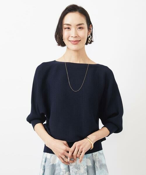 MICHEL KLEIN / ミッシェルクラン ニット・セーター | [WEB限定カラー]ホールガーメント(R)ドルマンスリーブニット(7分袖) | 詳細18