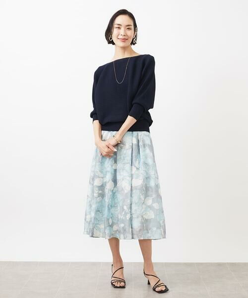 MICHEL KLEIN / ミッシェルクラン ニット・セーター | [WEB限定カラー]ホールガーメント(R)ドルマンスリーブニット(7分袖) | 詳細20