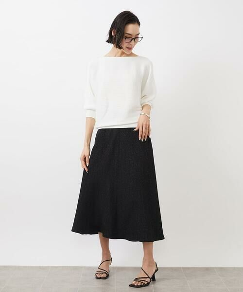 MICHEL KLEIN / ミッシェルクラン ニット・セーター | [WEB限定カラー]ホールガーメント(R)ドルマンスリーブニット(7分袖) | 詳細25