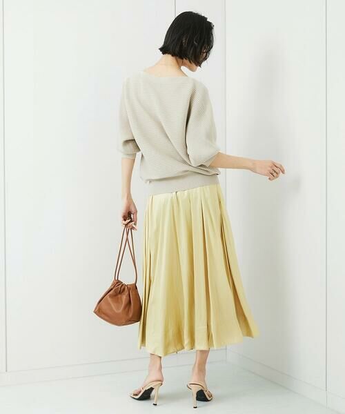 MICHEL KLEIN / ミッシェルクラン ニット・セーター | [WEB限定カラー]ホールガーメント(R)ドルマンスリーブニット(7分袖) | 詳細5