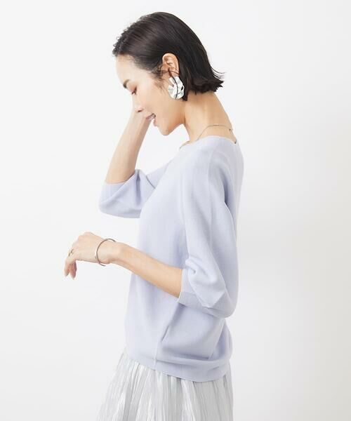 MICHEL KLEIN / ミッシェルクラン ニット・セーター | [WEB限定カラー]ホールガーメント(R)Vネックボリュームスリーブニット | 詳細2