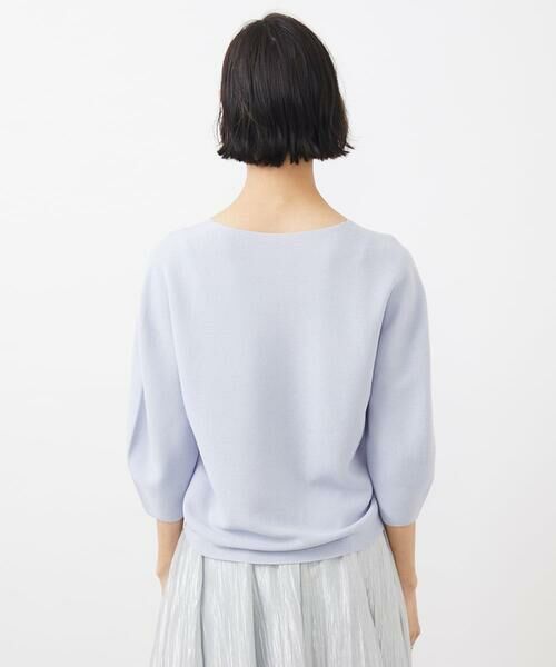 MICHEL KLEIN / ミッシェルクラン ニット・セーター | [WEB限定カラー]ホールガーメント(R)Vネックボリュームスリーブニット | 詳細28