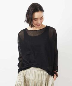 MICHEL KLEIN / ミッシェルクラン ニット・セーター | シアーニット(ボーダー・無地)