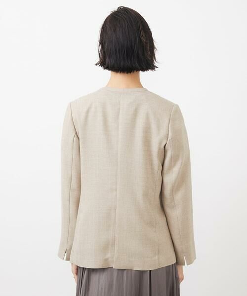 MICHEL KLEIN / ミッシェルクラン ノーカラージャケット | ノーカラーリラクシージャケット | 詳細7