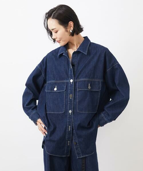 MICHEL KLEIN / ミッシェルクラン Gジャン・デニムジャケット | [セットアップ対応]デニムカバーオールジャケット | 詳細1