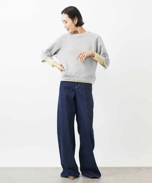 MICHEL KLEIN / ミッシェルクラン カットソー | ラメスウェットプルオーバー(WEB限定カラーあり) | 詳細16